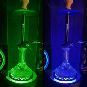 قاعدة شيشه ليزر دائري