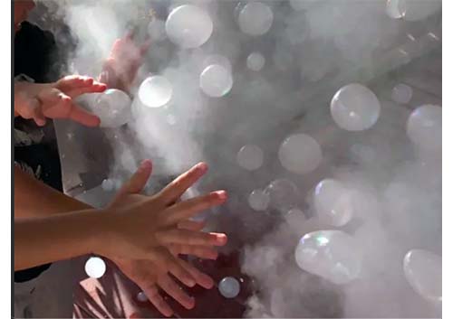 LED Bubble and Fog Machine with 1500W lighting power - Image 3