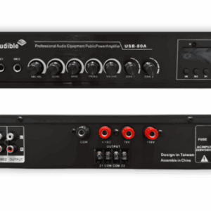 Audible USB-80A 2-Zone MP3 80 Watts Amplifier